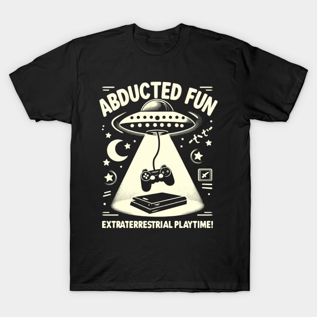 Abducted Fun. Extraterrestrial Playtime! T-Shirt by Lima's